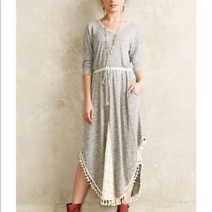 Anthropologie Tasseled Maxi Dress